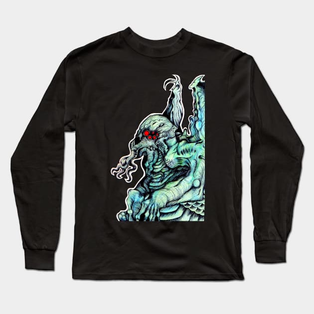 Destroyer Of Worlds Long Sleeve T-Shirt by Art of V. Cook
